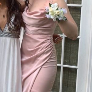 Ever New Pink Satin Dress
